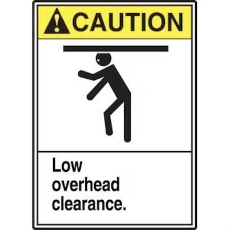 Accuform ANSI CAUTION SAFETY SIGN LOW MRCR606XV MRCR606XV